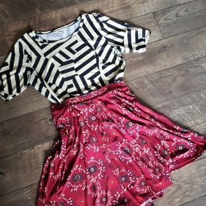 VGUC Lularoe Madidon skirt